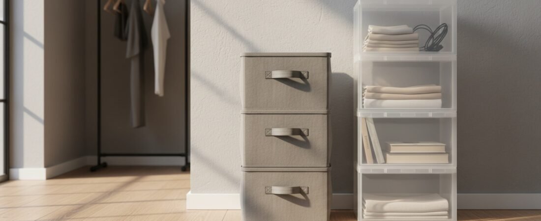 Best Stackable Storage Boxes for Small Closets