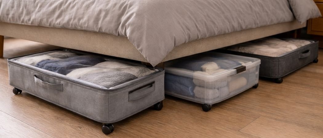 Best Rolling Under-Bed Storage Containers for Small Apartments