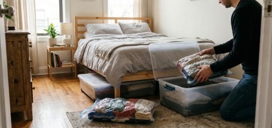 How to Organize Seasonal Clothes Using Under-Bed Storage