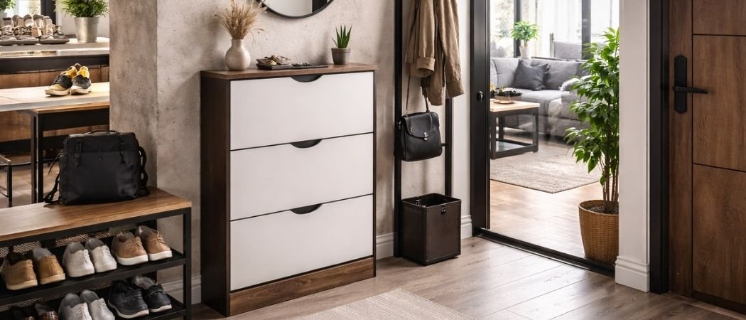 Best Narrow Shoe Cabinets for Small Entryways