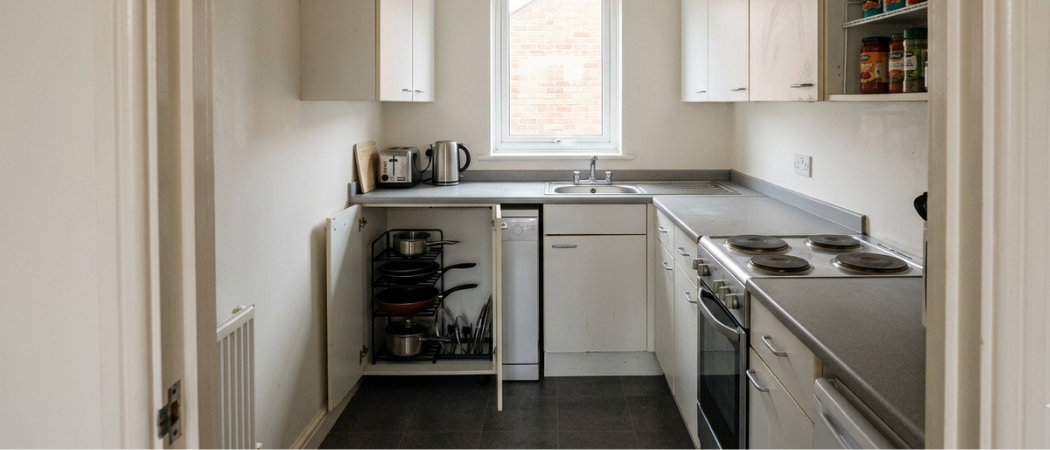 How to Organise a Small Kitchen with Limited Cupboard Space