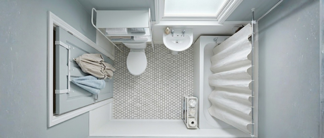 How to Keep a Small Bathroom Clutter-Free Without Drilling